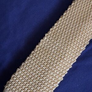 Tommy Hilfiger Gold Knit Tie
